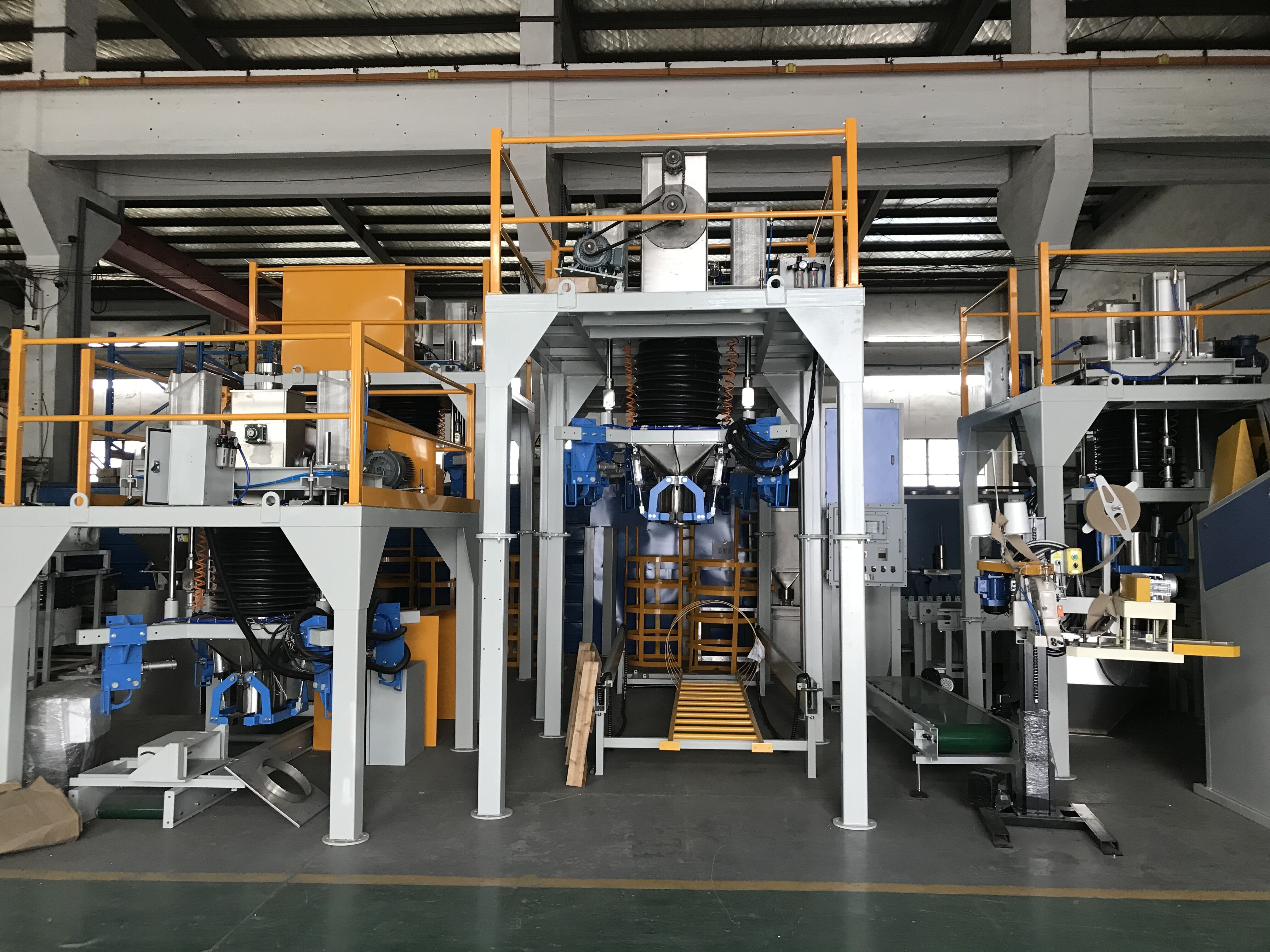 automatic packing machine SSP Single Super Phosphate bagging machine fully Automatic Packing Palletizing Line, Fully Automatic Packing Line, Fully Automatic Bagging Line, Fully Automatic filling and p
