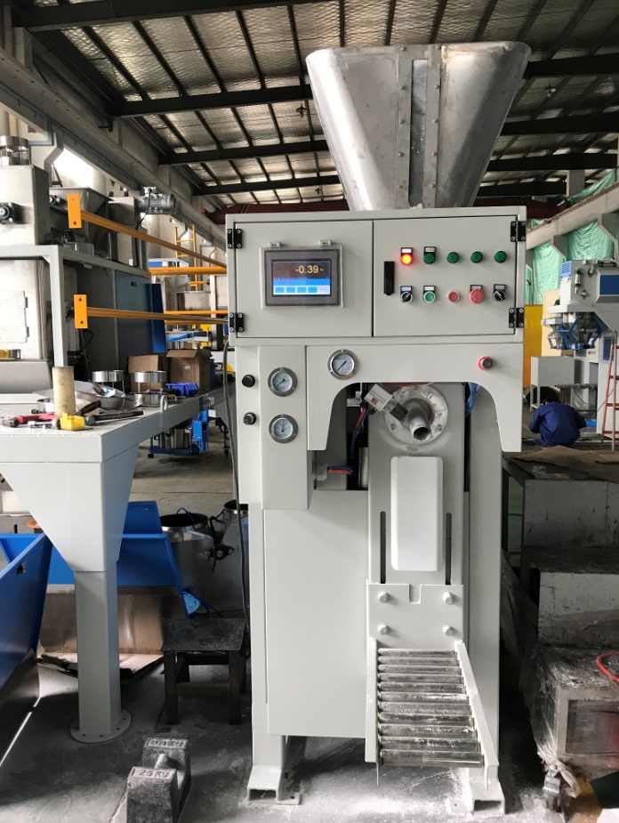 automatic packing machine Pool Plasters bagging machine fully Automatic Packing Palletizing Line, Fully Automatic Packing Line, Fully Automatic Bagging Line, Fully Automatic filling and packaging line