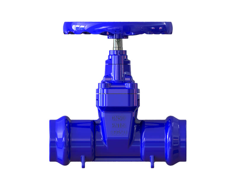Socket End Resilient Seated Gate Valve for PVC Pipe
