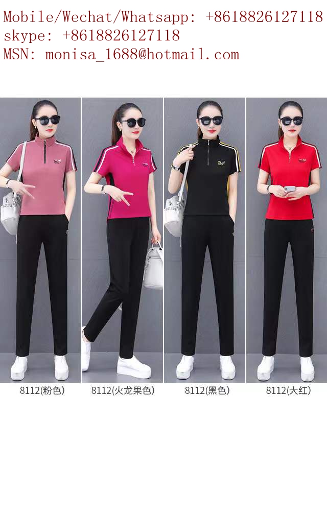 Monisa lady summer sports leisure colorful suit with collar / shorts female summer, sports suit / skirt female summer, sports suit