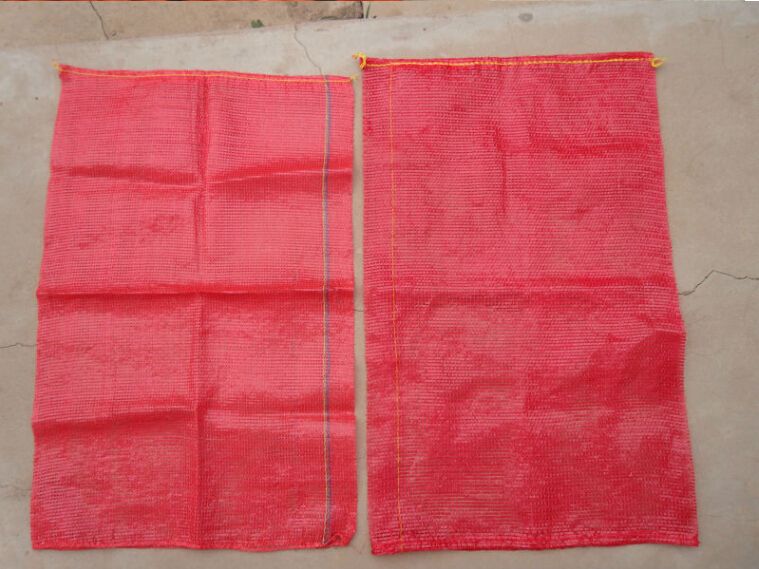 100% New Material With UV PP Leno Mesh Bag /Red Mesh Crawfish Sack