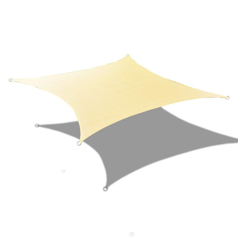 Sun Shade Sail Uv Block Canopycreen Netting Polyester With PU Coated Waterproof Garden Cover Shading Sail