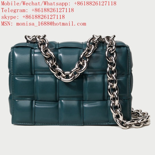 Высококачественная модная кожаная плетеная сумка с цепочкой, ручная сумка через плечо, женская французская универсальная тенденция, изысканная