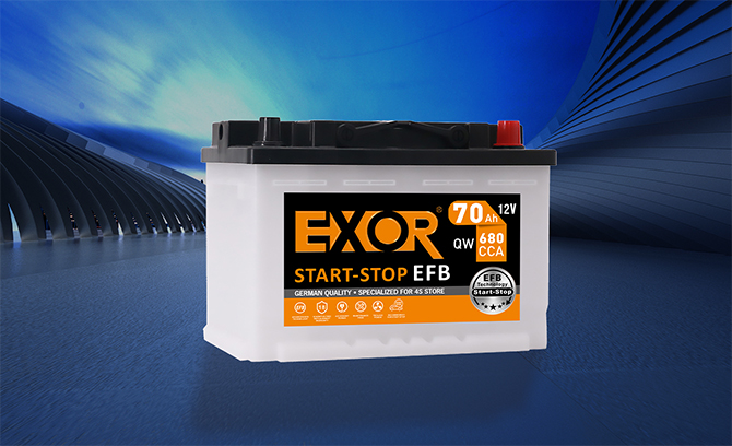 EXOR Start-Stop EFB Battery