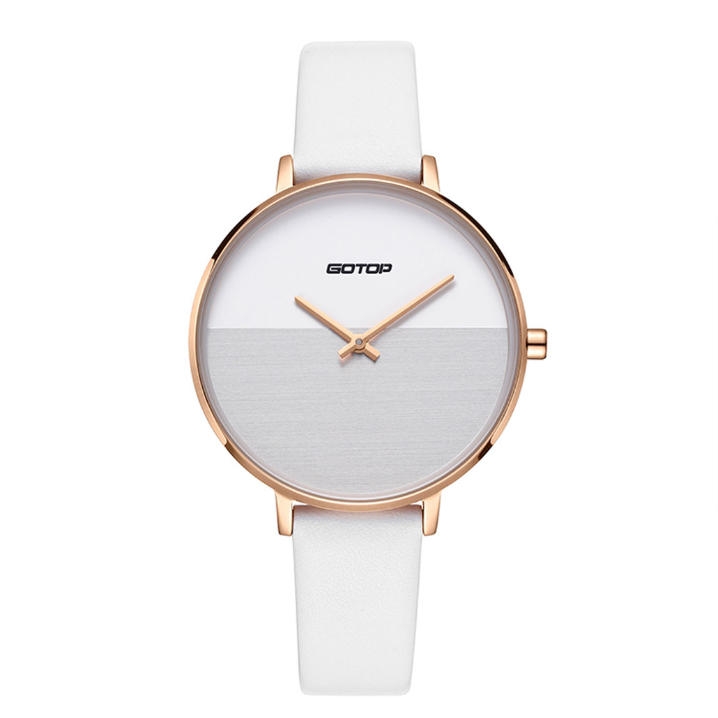 WHITE AND ROSE GOLD WOMEN'S WATCH MANUFACTURER