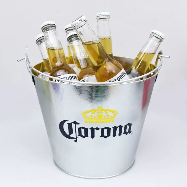 Ice Cooler Beer Metal Ice Bucket
