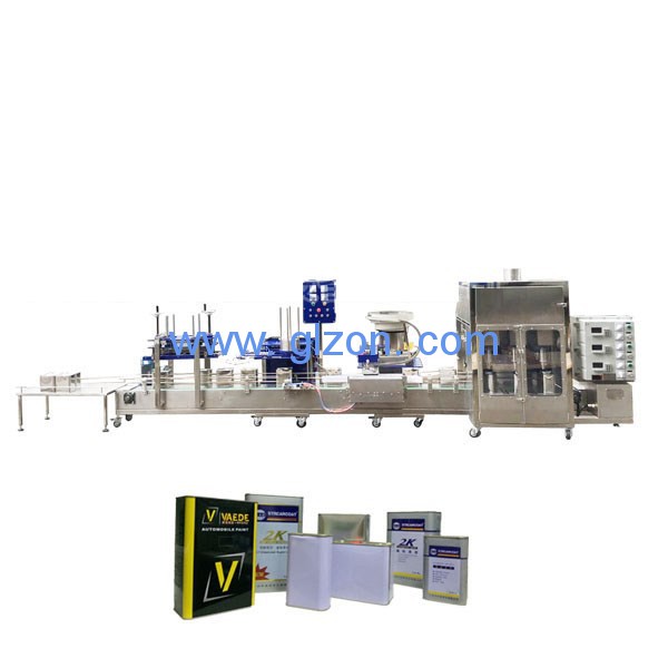 Curing agent filling machine