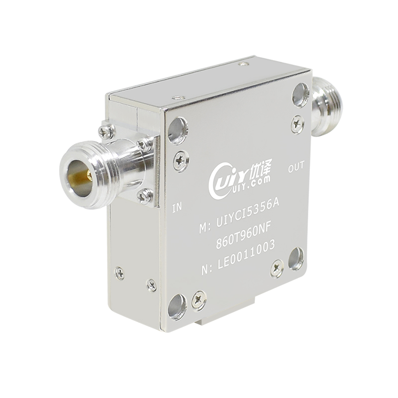 UHF Band 860 to 960MHz RF Coaxial Isolator High Isolation 20dB