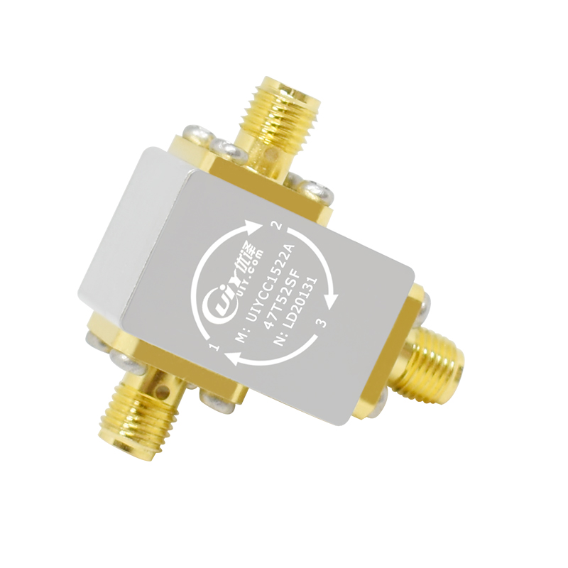 C Band 4.7 to 5.2 GHz RF Coaxial Circulator Insertion loss 0.35dB