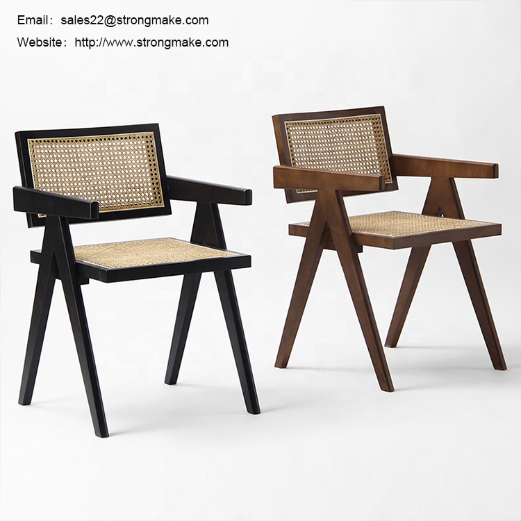 STRONGMAKE 6402 Обеденный стул Pierre Jeanneret
