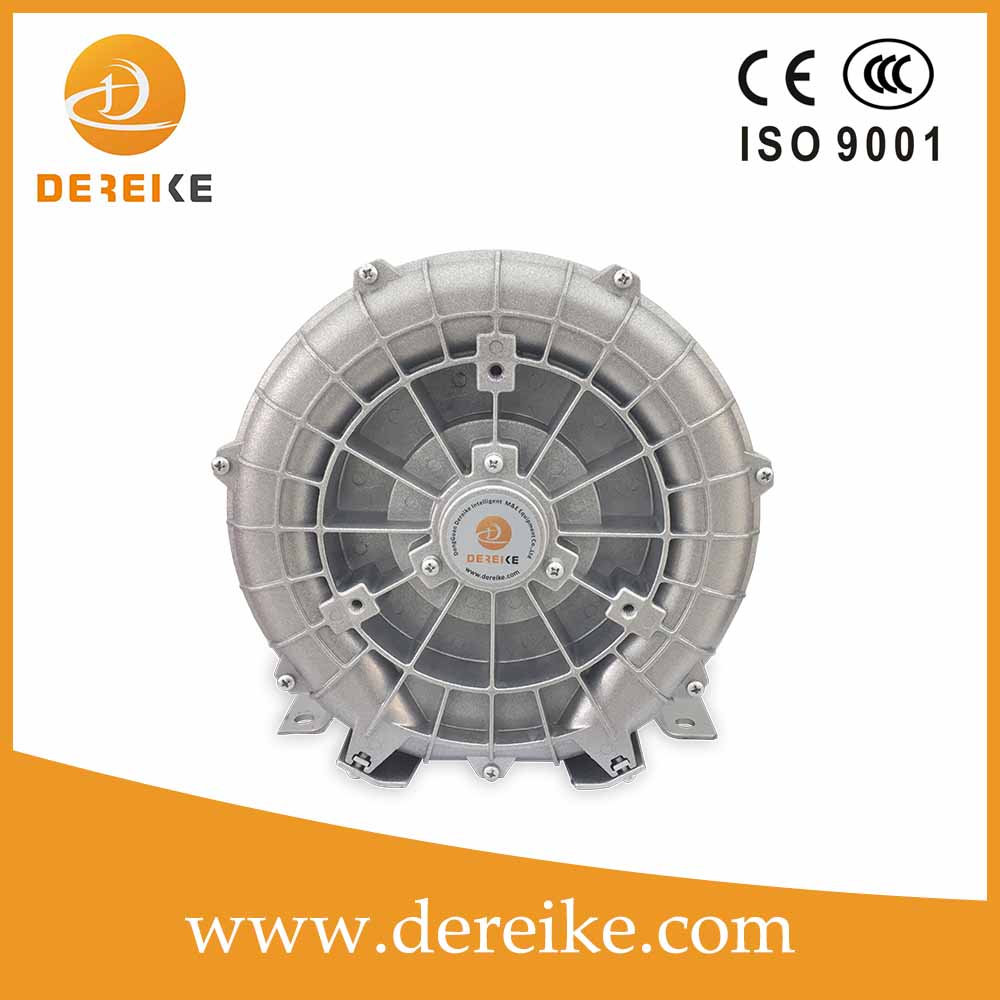 Dereike 5.5kW 工业鼓风机压缩机，用于水产养殖应用高温至 200c