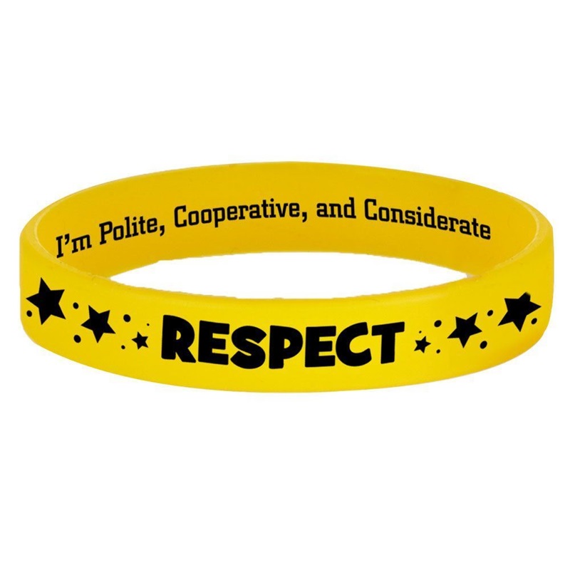 Anti Bullying Silicone Rubber Bracelets