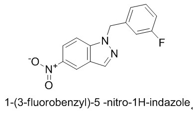 1-(3-fluorobenzyl)-5 -nitro-1H-indazole