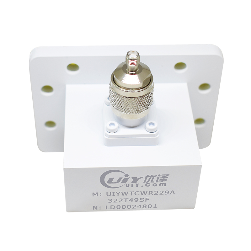 S Band Passive Device RF Waveguide to Coaxial Adapter Low Insertion Loss