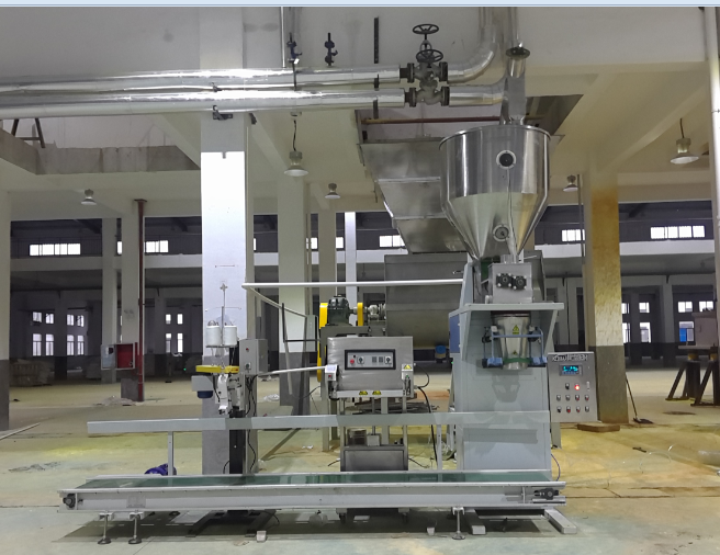 tile building powder packing machine by 50kg bags valve bag filling machine for calcium carbonate powder complete fully automatic packing palletising line fully automatic 25kg bag filling stitching an