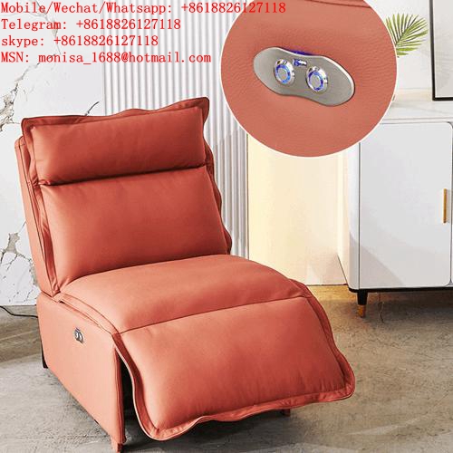 New Single Seat Armrestless Fabric Sofa Modern Minimalist Lunch Break Technology Cloth Function Sofa Electric Chair