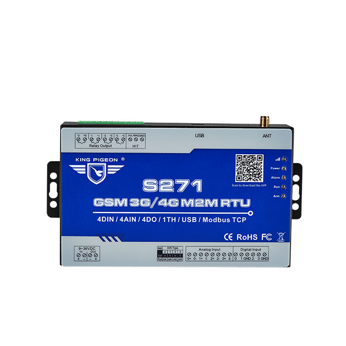BLIIoT SMS RTU Gateway S271 Monitoring 4 Broken Electric Sensor