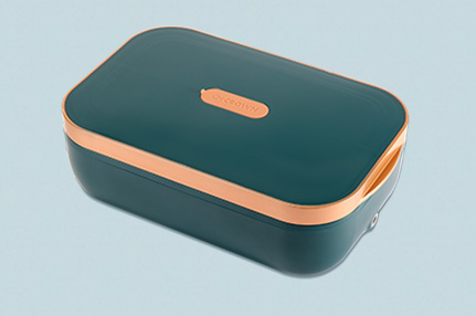 Heatproof Food Storage Easy-lock Glass Lunch Box with Cutlery
