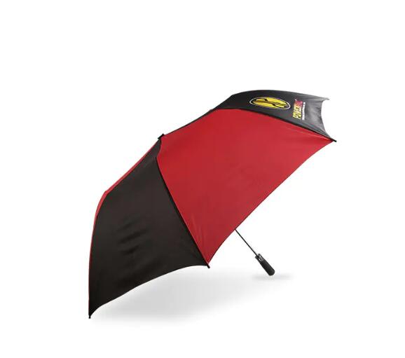 Two-color Logo Pongee Two-fold umbrella