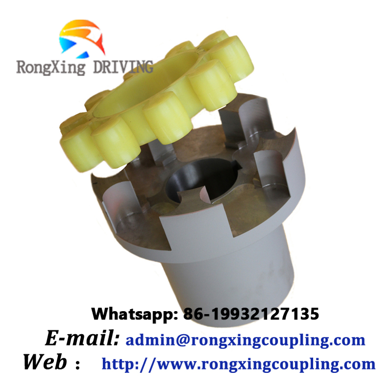 NL Nylon sleeve internal gear coupling NL8 shaft Couplings Rigid Continous sleeve and double engagement gearing