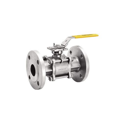 GKV-237 Ball Valve, 3 Piece, Flanged Connection, Full Port, With ISO Mounting Pad