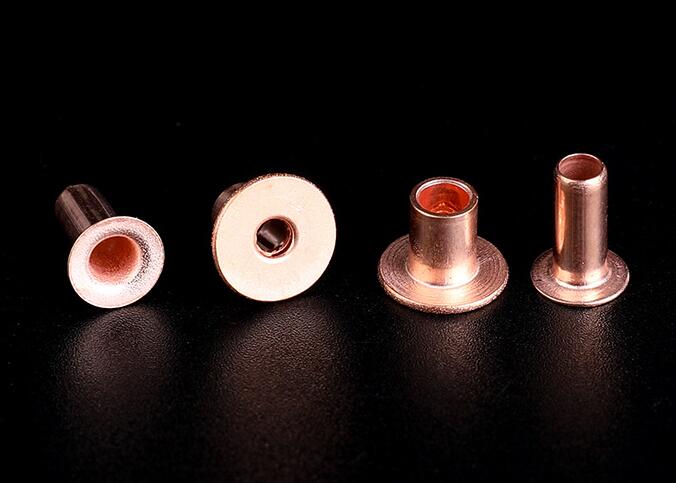 Hollow Rivet Small Diameter Tubular Rivet Fastener Copper Plated