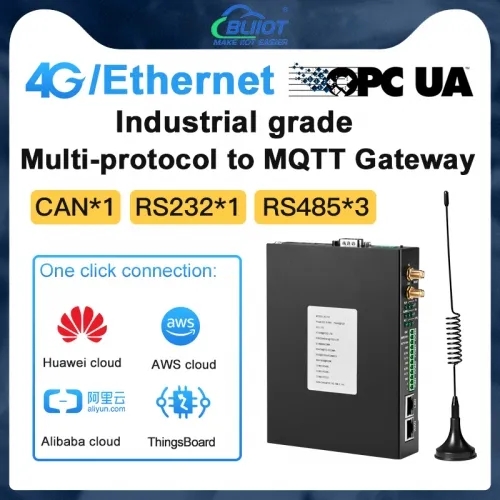 工业自动化PLC到MQTT协议转换IoT网关