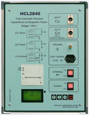 HCL2840 .Automatic 12kV Capacitance & Dissipation Factor Test Set 