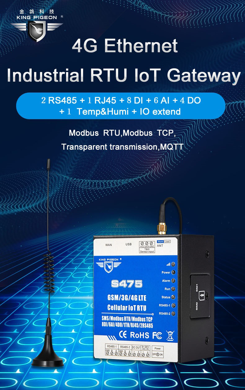 Cellular IoT RTU S475 negative pressure isolation chamber air pressure monitoring