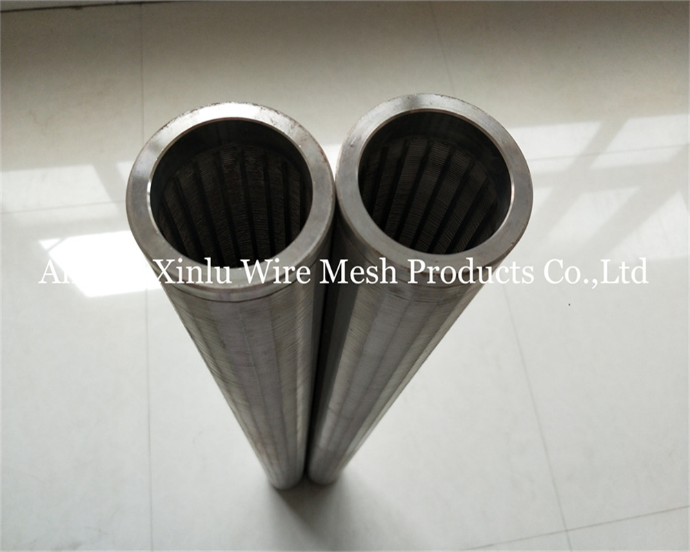116mm ss304 slot 0.3mm johnson wire screen pipe
