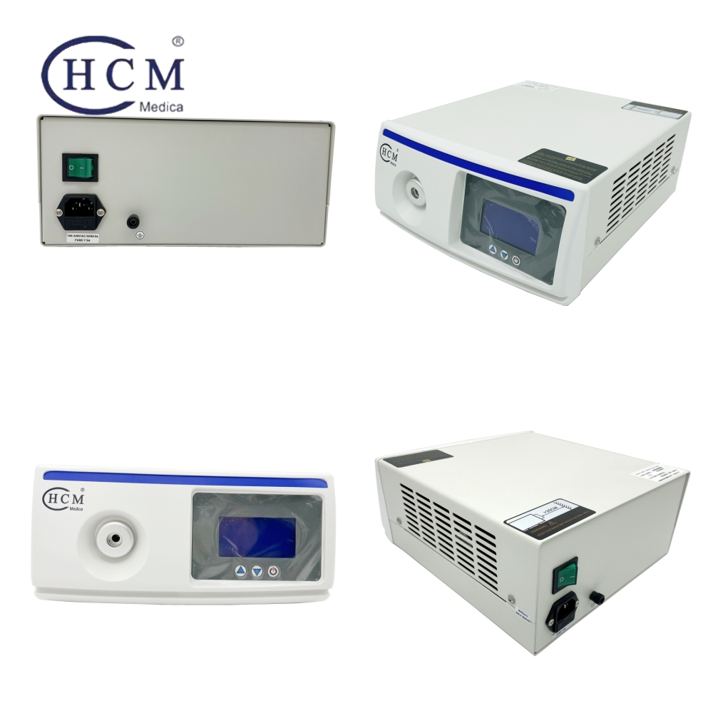 HCM MEDICA 120W Nasofibroscope Medical Endoscope Camera Image System LED Cold Laparoscope Light Source