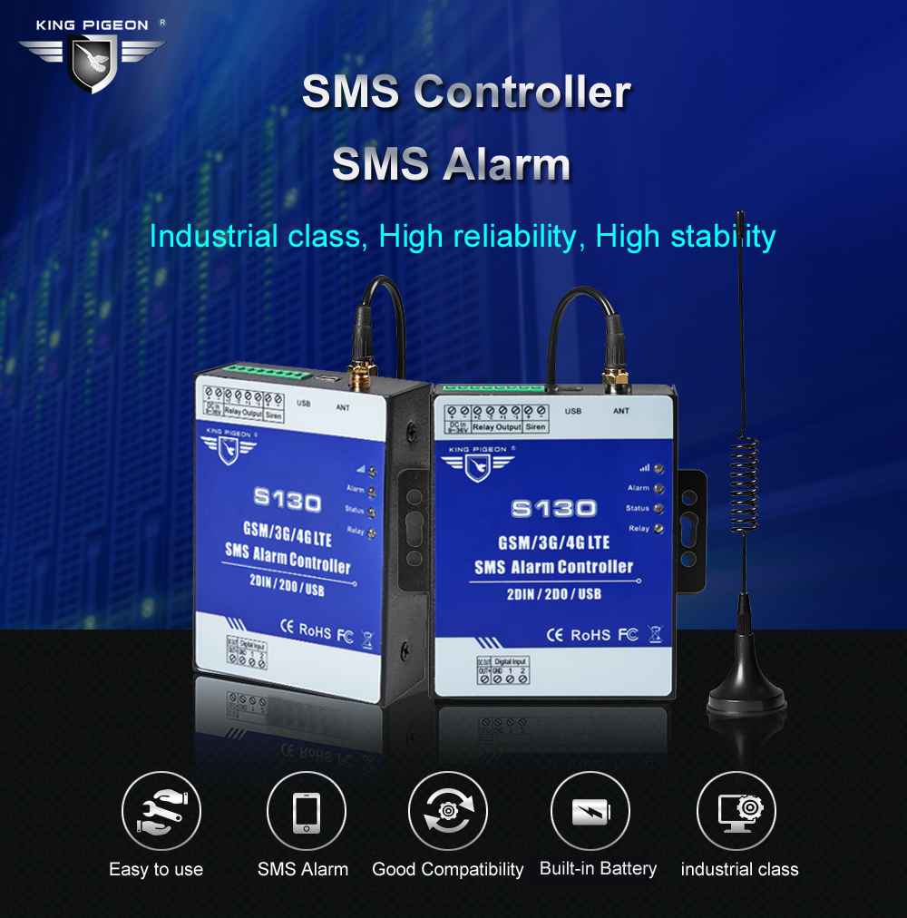 Remote SMS alarm Controller for Oil and gas pipeline S130