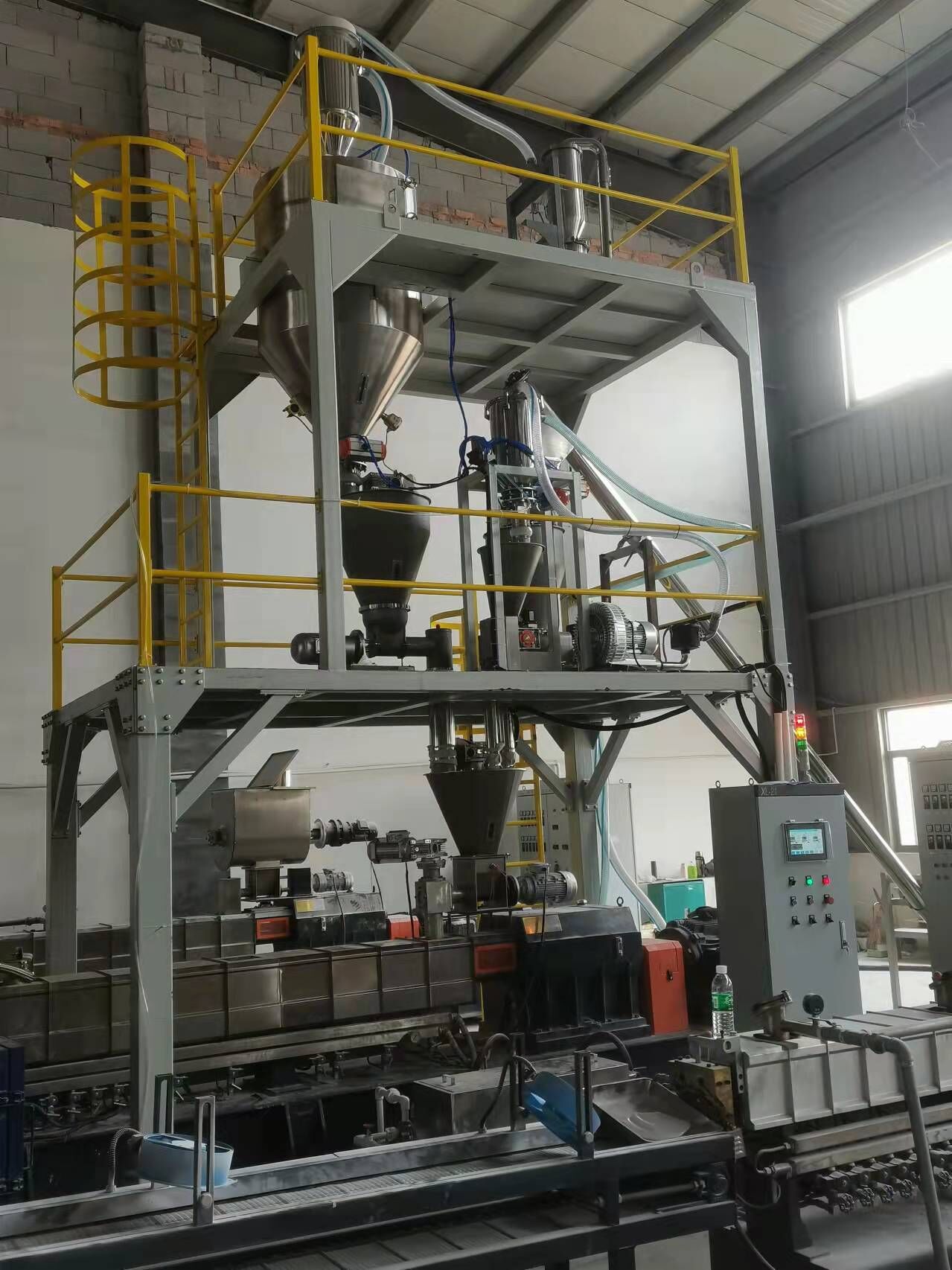 Bulk Bag discharge system for resins powder big bag filling station for Calcium carbonate powder AUTOMATIC VFFS PACKING MACHINE 1kg sugar granules containerised weighing and bagging machine 1 Ton Bulk