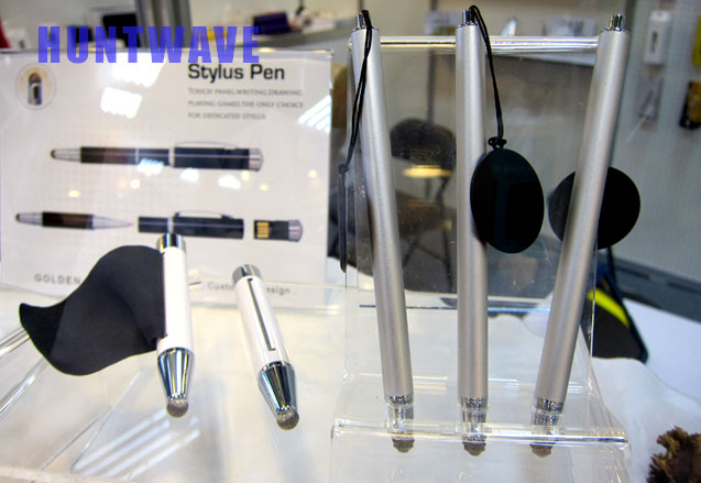 导电纤维布手写笔与卷筒式超细纤维屏幕擦拭布特别专利设计 (AS 016) 
