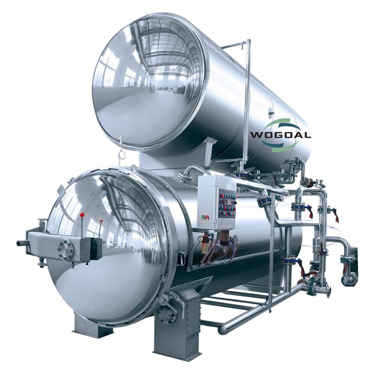 Industrial autoclave juice sterilizer retort machine for bottle drinks
