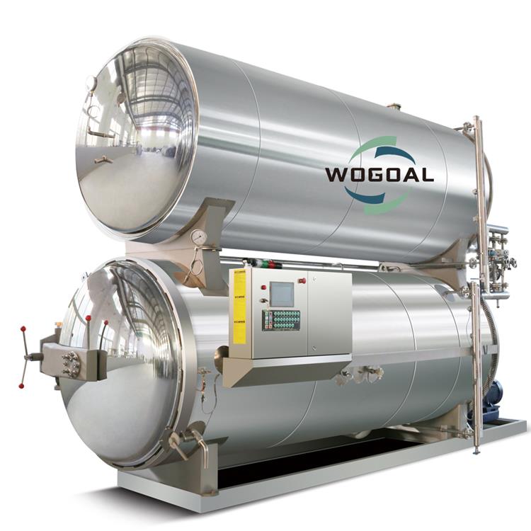 Wogoal horizontal retort canned fish sterilization machine autoclave for meat