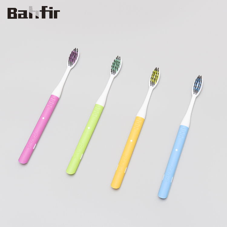 High Quality New Design Rubber Handle Adult Toothbrush