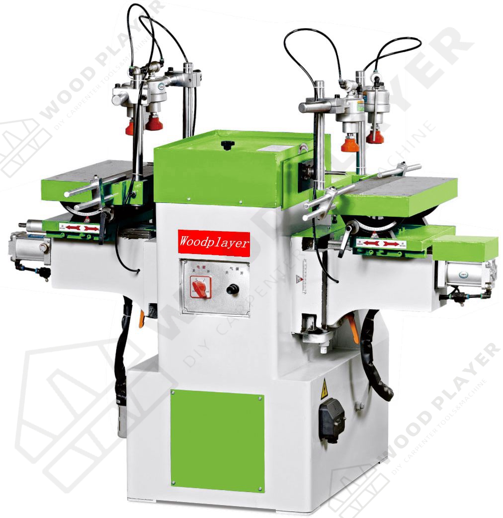 WP-3112 Automatic Double Cutters Mortising Machine Solid Wood Furniture Woodworking Machine Tenoning Machine
