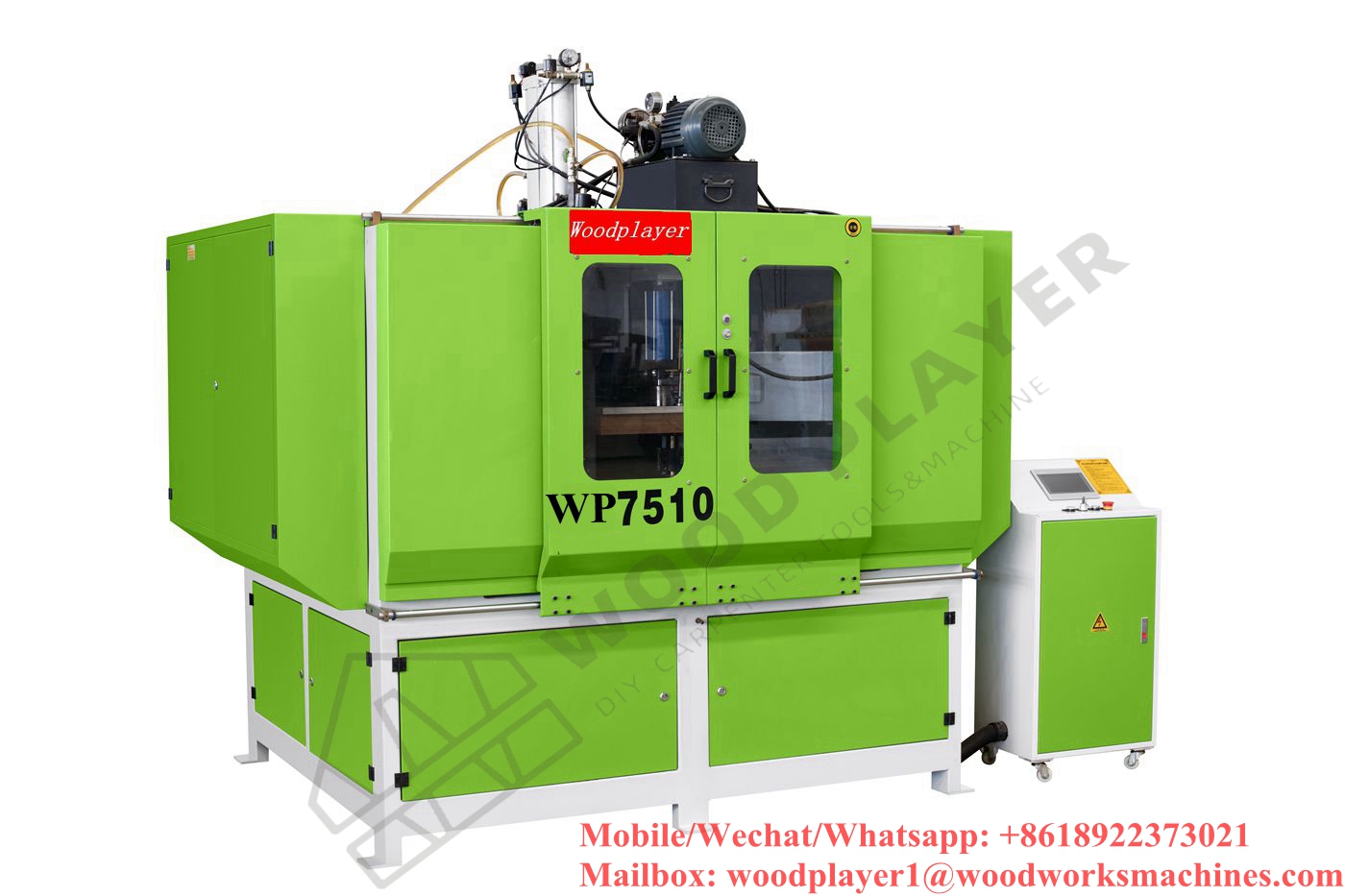 WP7510 CNC Automatic Sand-Milling Integrated Machine Woodworking Machine CNC Auto Copy Shaper