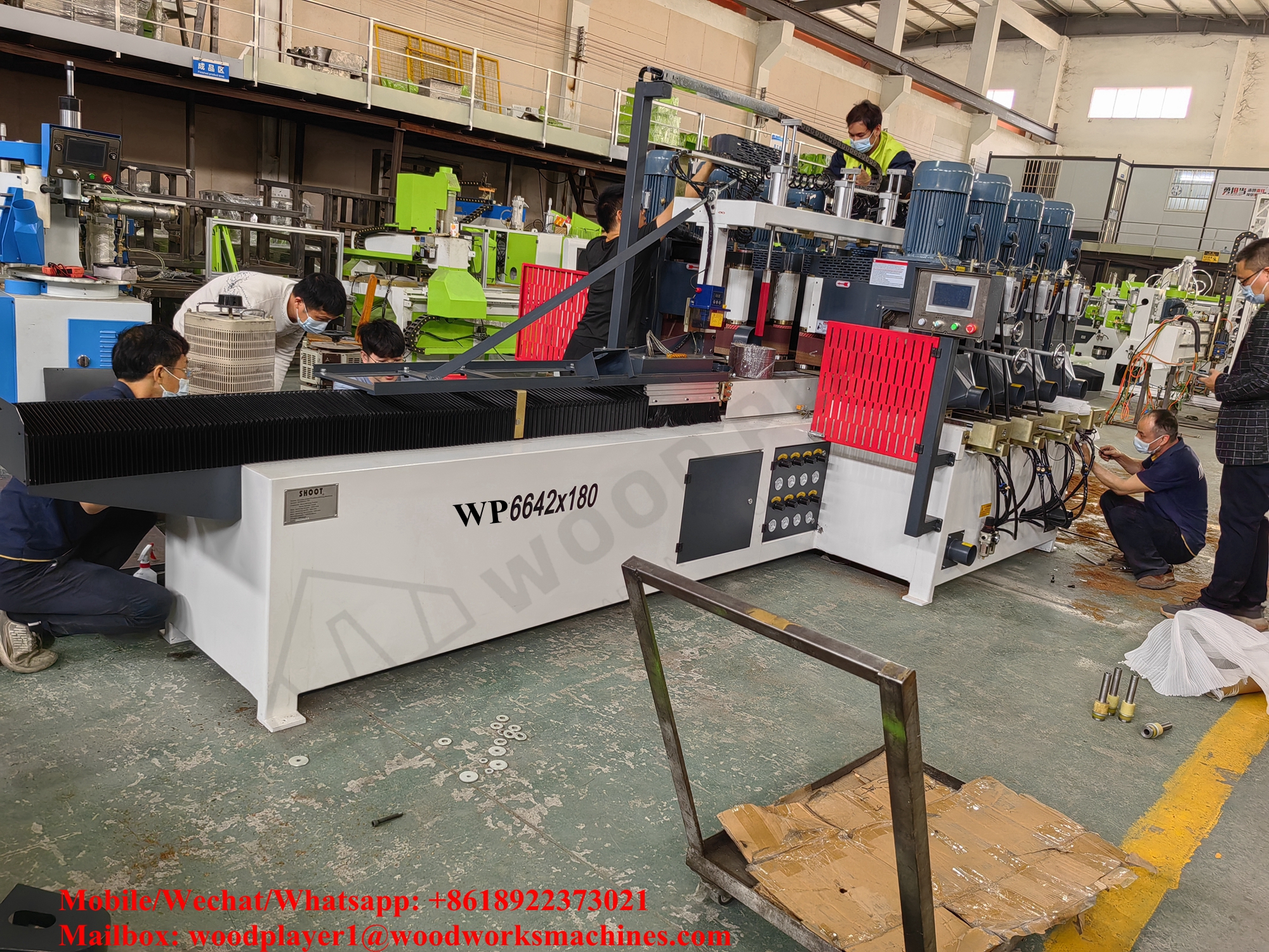 WP6642*180 Woodworking Profiling Milling Machine Copy Shaper Machinery