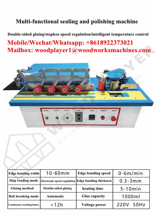 Multi-Functional Sealing And Polishing Machine For Woodworking