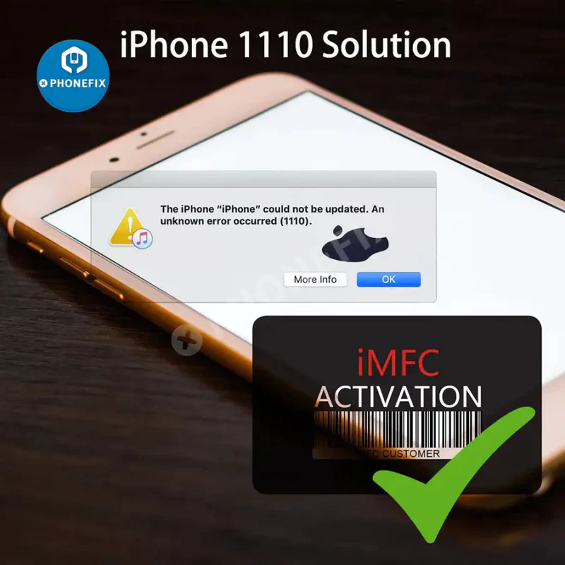 iMFC Activation Function For iTunes Error 1110 White Apple Repair