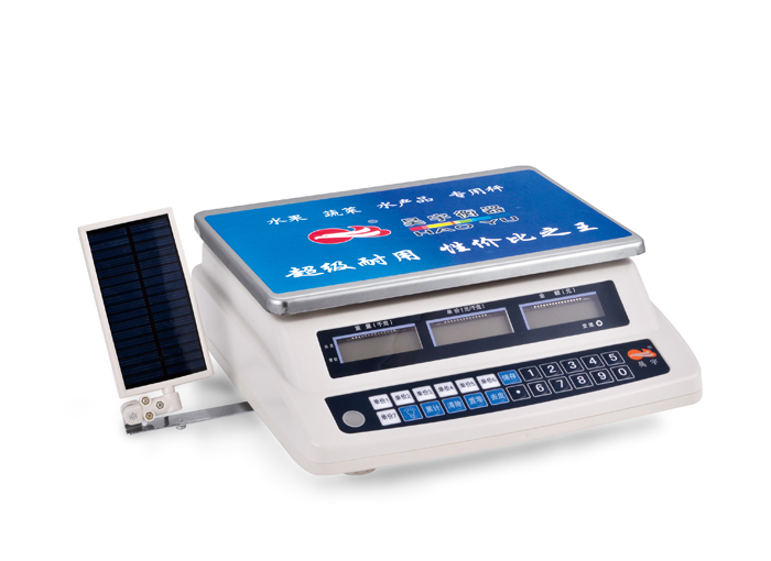 888 Price Computing Scale With Solar Panel