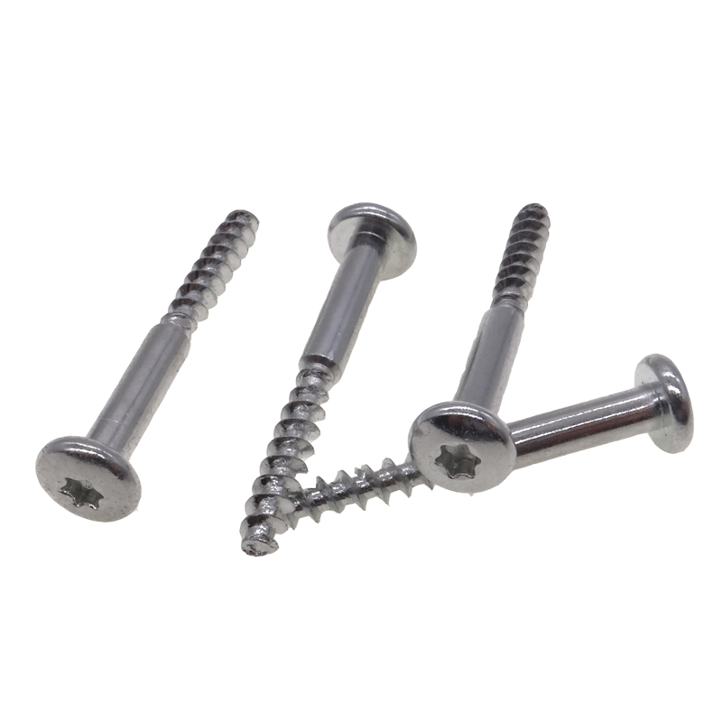 Mounting Screws Professional Steel Neck Plate Screws Saddle Screws Zinc Plating-Red for Bass Guitar Neck Parts