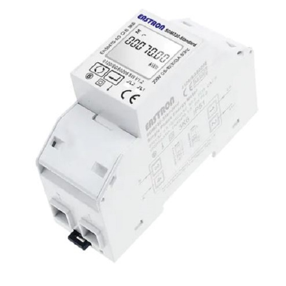 Din Rail Dual Channels DC Energy Monitoring Meter for EV Charging Metering