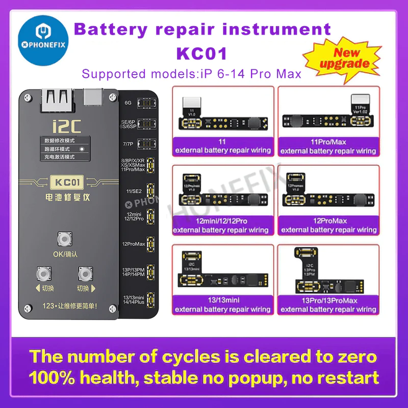 i2C BR-11 Battery Data Corrector For iPhone 11-12 ProMax Repair