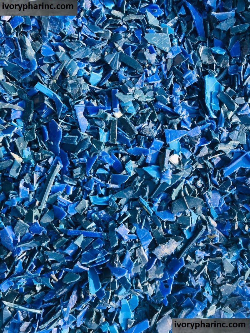 Regrind and bale HDPE drum scrap for sale comprise of blue, white drums