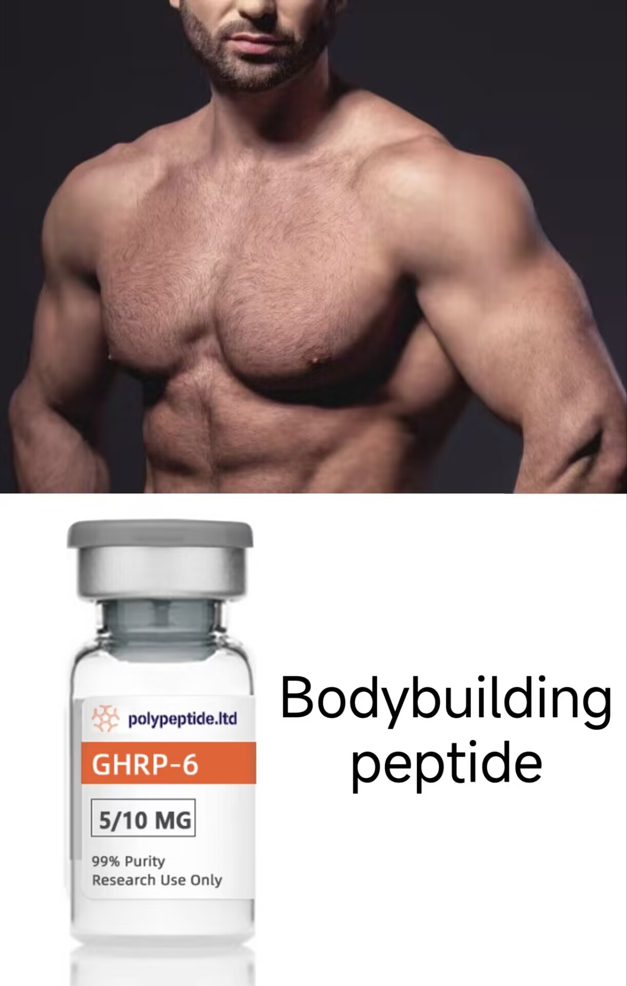 GHRP-6 Popular Bodybuilding Peptide Supplier-Polypeptide.ltd