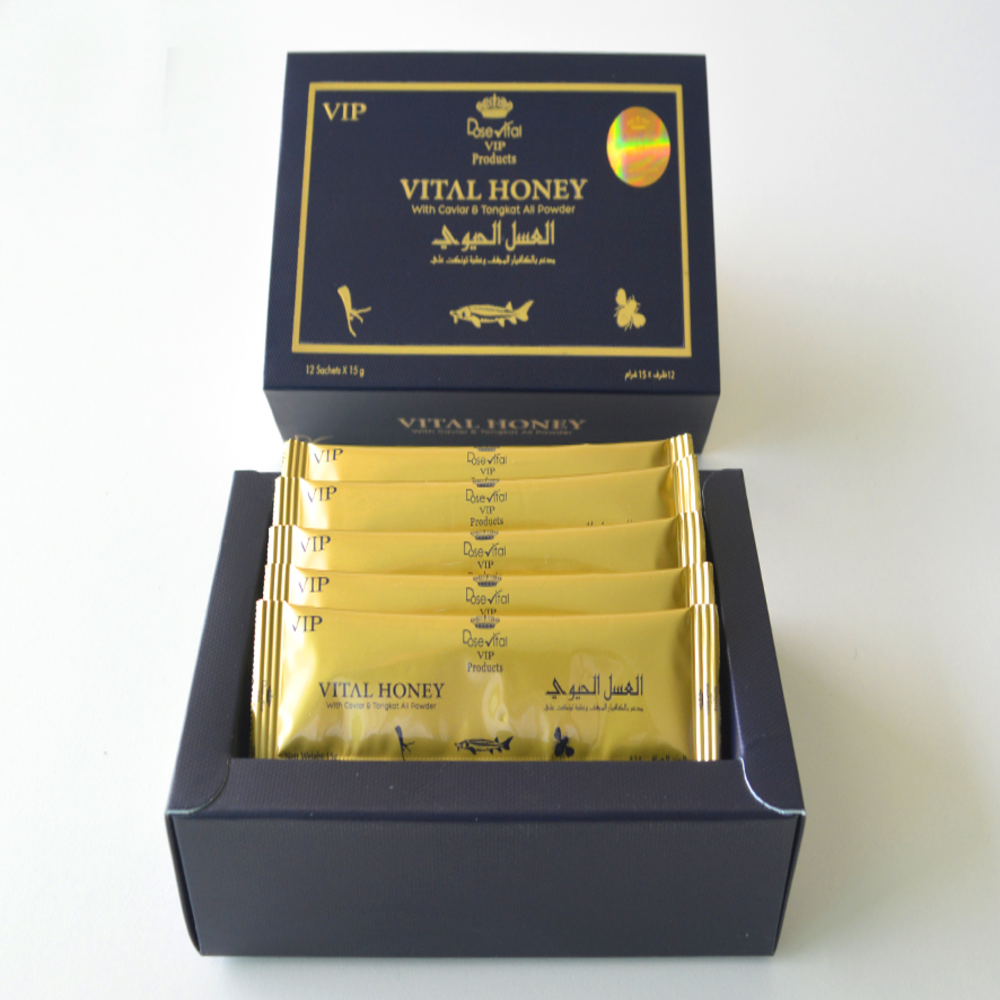 Vital Dose Royal Honey For Men 12 Sachets X 15G