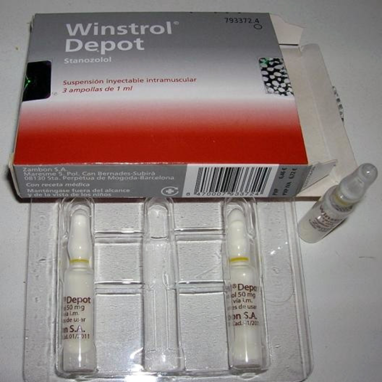 Winstrol Stanozolol 50mg/1ml/10ml Injection